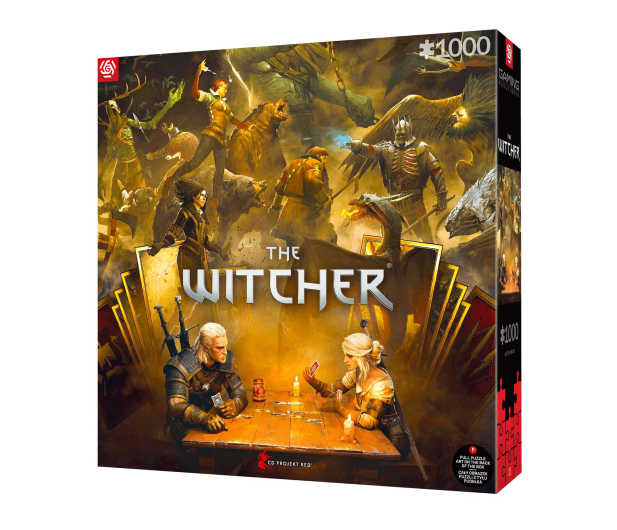Good Loot Gaming Puzzle: The Witcher (Wiedźmin) Playing Gwent 1000 - 1315247 - zdjęcie 3